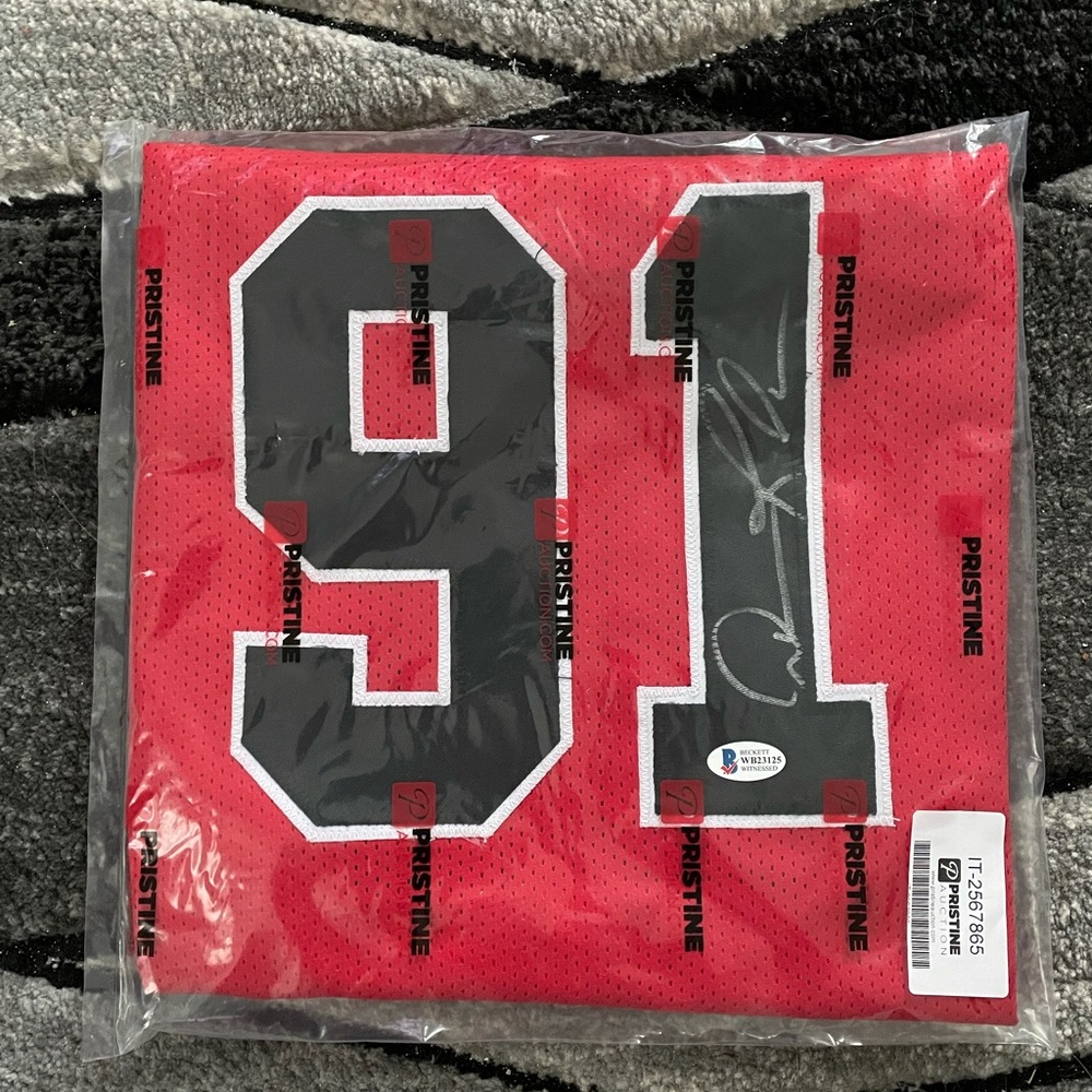 Dennis Rodman Autographed Jersey!